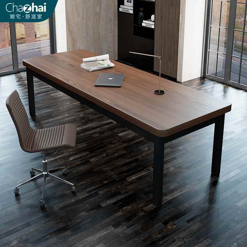 办公桌简约现代家用工作台桌子电脑桌台式单人桌椅组合写字桌书桌