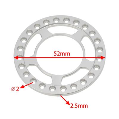 1:10仿真攀爬车TRX4 SCX10 90046 D90 通用 1.9英寸轮毂压圈 B款