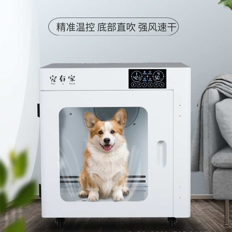 宠有家全智能宠物烘干箱猫咪狗狗洗澡吹水机中型极速吹干