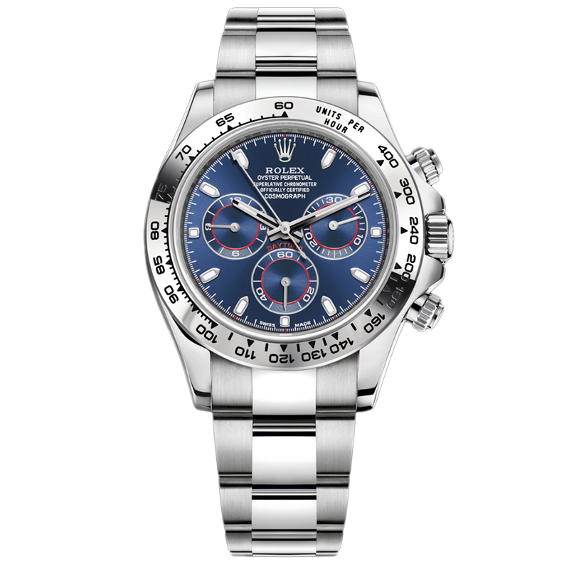 盒证[9.8新]劳力士宇宙计型迪通拿18K白金自动机械手表男116509