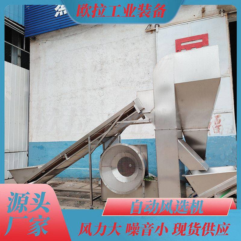 河南辣椒清洗加工流水线 不锈钢大枣筛选设备 多功能不锈钢风选机