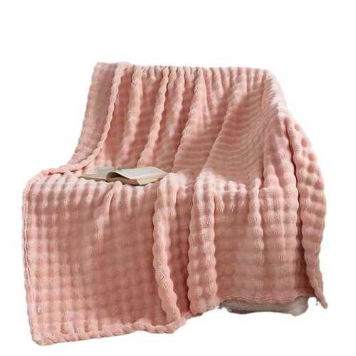 现货大泡泡兔毛泡芙绒兔毛绒泡泡毛毯家纺抱枕长毛绒面料泡泡兔毛