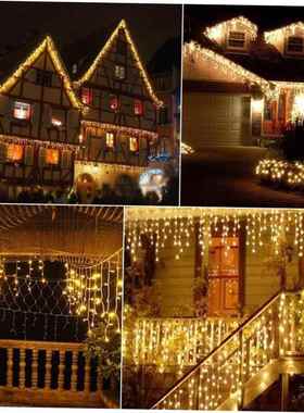 Christmas Decorations For Home Outdoor LED Curtain Icicle St