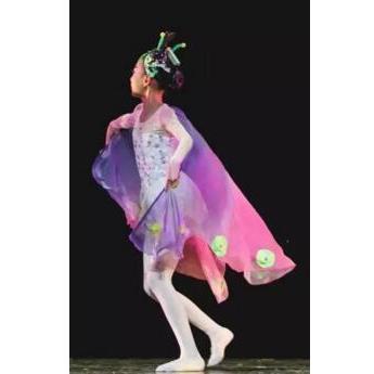 正品第九届荷舞风采小蛹蝶蝶蹈演出服儿童蛹蝶毛毛虫蝴昆虫表演服