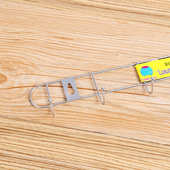 电镀单排无痕挂钩经久耐用圆头设计承载力强家居挂钩铁艺挂钩批发