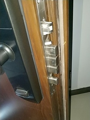 tcl家用把手款防盗门电子k5智能锁是哪里生产的，值吗