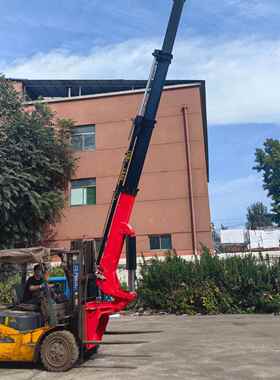 液体压改装叉缩车飞吊车间IHR臂仓库吊装小型液压伸移动叉吊一飞