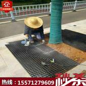 玻璃钢树篦子树坑格栅树下方格树脂树穴网格板城镇树池护树板盖板