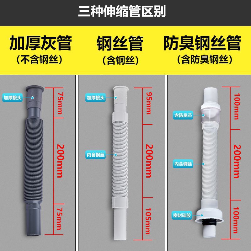 洗脸盆洗手盆排水管面盆下水器