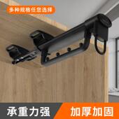 浅衣柜伸缩衣柜挂衣杆窄柜顶装 架竖纵向横杆 挂衣器横杆衣橱抽拉式