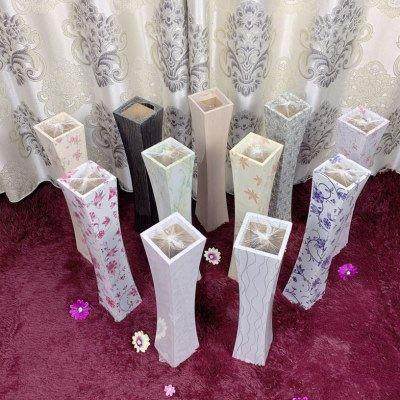 木质铁艺简约仿陶瓷花瓶客厅干花插花落地大树脂花瓶装饰花器摆件