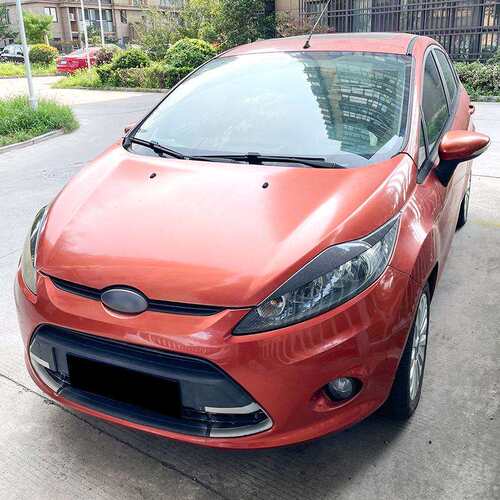 适用福特嘉年华Fiesta MK6 2008-2012 前大灯灯眉车贴外饰改装