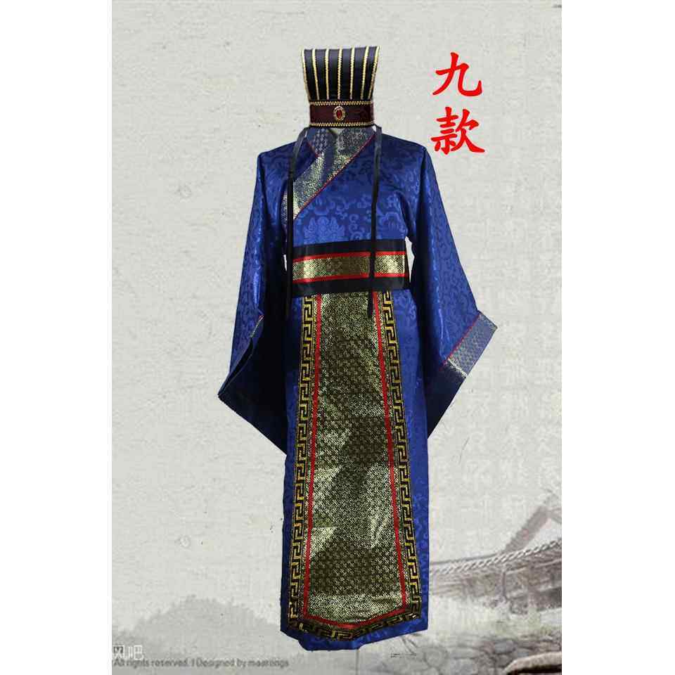 新款古装 男汉 唐服汉装秦朝春秋战国三国臣子官服朝大服臣古代演