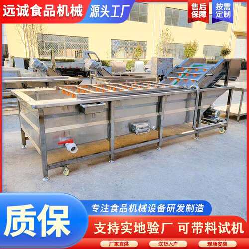 全自动蔬洗气泡清洗机果不 竹LTK笋果蔬清机设备 锈钢白菜清洗机