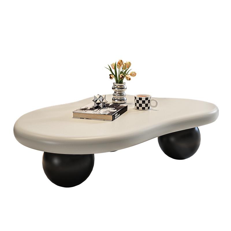 轻奢云朵茶几现代简约设计师款高级感小户型不规则异形客厅茶几桌