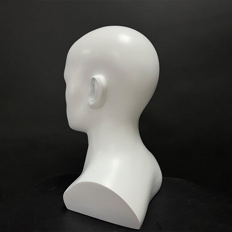 头模镜道VR眼泳泳镜面具哑光模特头商场具橱726帽窗展示架帽子模