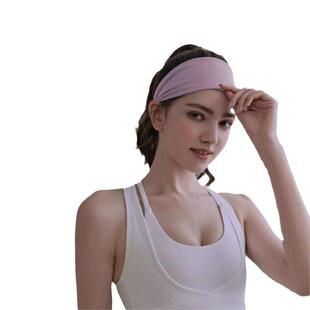 遮额头发带神器发际线秃头神器遮脑门帽子跑步运动发带健身吸汗速