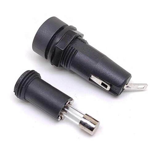 PTF35保险座 5x20保险丝管座 PTF-35 10A250V保险管座 一字 FUSE