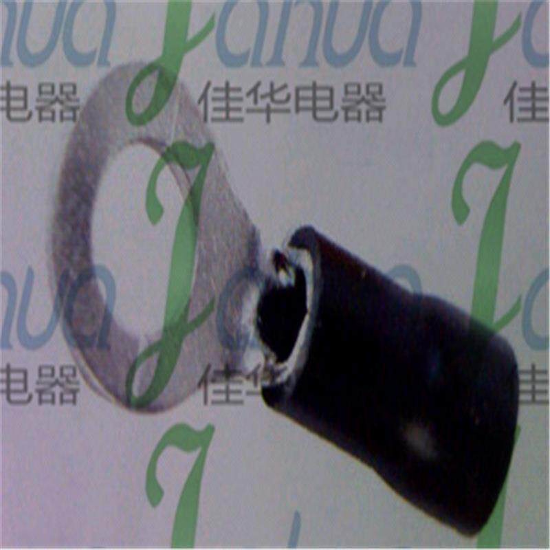 RV8-子1预绝缘端头0圆形冷压接线端子圆形铜RV8-10鼻铜接头紫铜