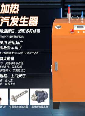 蒸汽发生器电加MXP热12-0w蒸汽生锅炉智能设控k温蒸煮备蒸汽发器