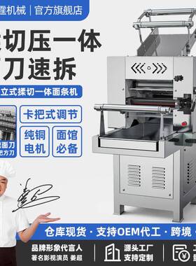 压面机商用不锈钢电动面条机新款多功能全自动立式切面揉面机