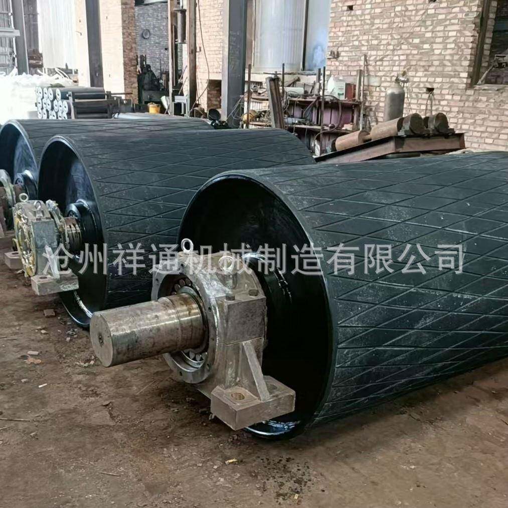 新款直销传动改向滚筒 包胶铸胶滚筒 主动被动滚筒 压带轮滚轮