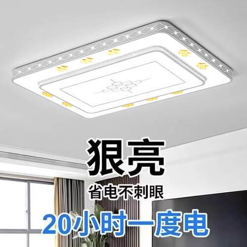 2024年新款LED吸顶灯房间卧室灯客厅灯大厅现代简约大气中山灯具