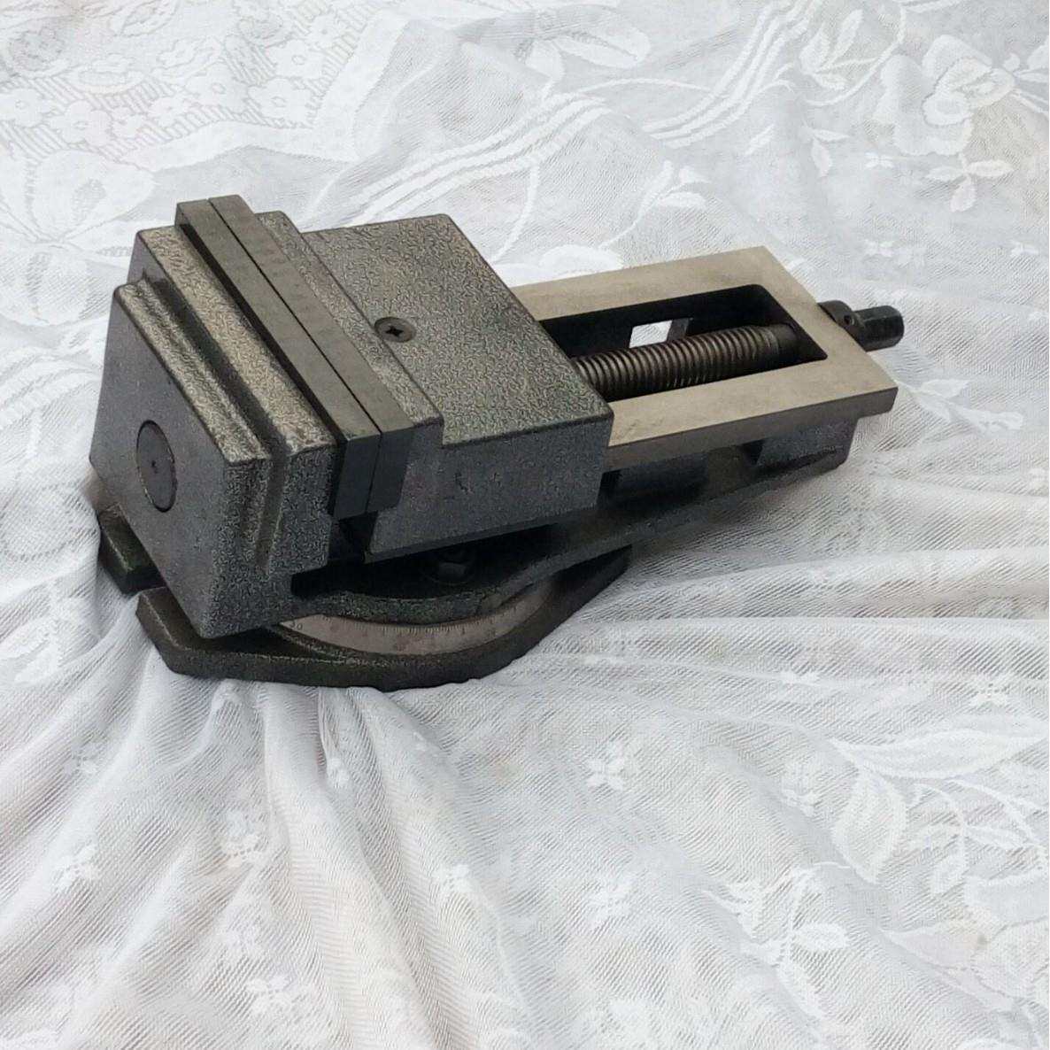 半封闭精密型机用平口钳美式普通十字旋转钳铣床高精密