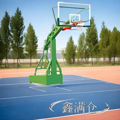 防液压式移动式固定式篮球架适合与学校广场公园体育厂