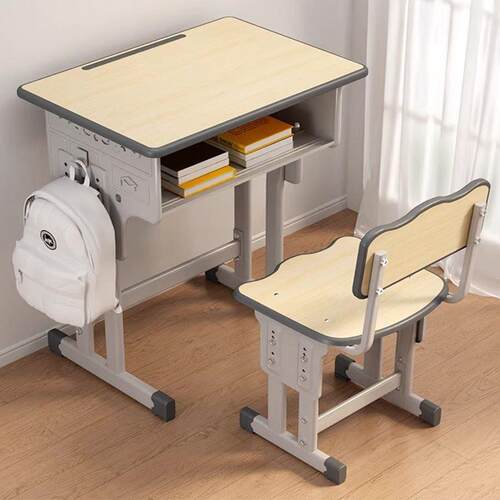 学校同款儿童书桌写字桌学习升降桌椅中小学生书房培训班辅导课桌