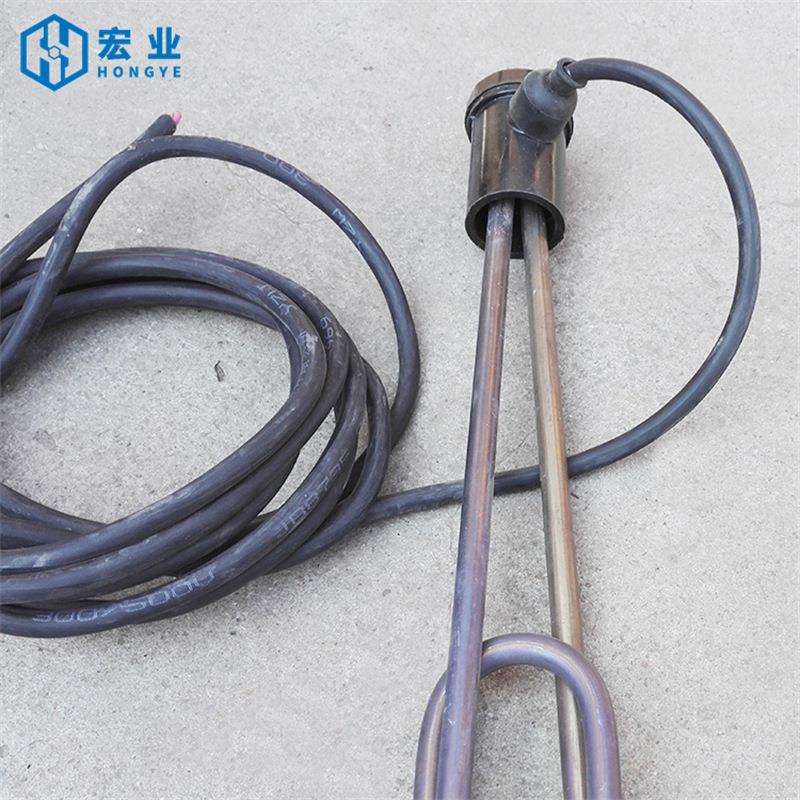 电镀槽钛合金电热管防腐蚀耐酸碱电加热管220V3KW