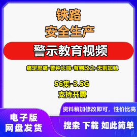 铁路交通安全警示教育片安全生产事故案例安全生产视频安全视频