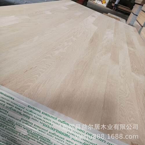 厂家北美红橡木直拼板原木大板直家具橱柜红橡木板实木板