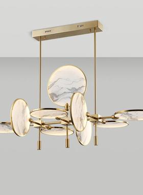 内热销新中式客厅装饰吊灯房现代简D90074轻奢国山水餐厅书约卧室