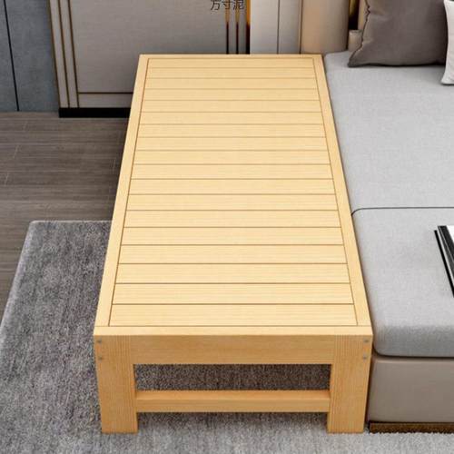 实木床儿童床拼接床现代简约拼接大床边加宽床松木家用单人床小床