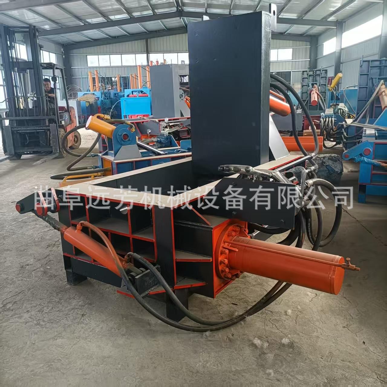 125吨红牛罐旺仔罐压缩压块机厂家废铁皮边角料金属压块机