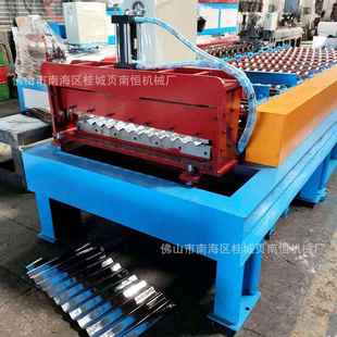 压瓦机 出口彩钢瓦成型机设备星瓦机厂家 914波浪瓦机