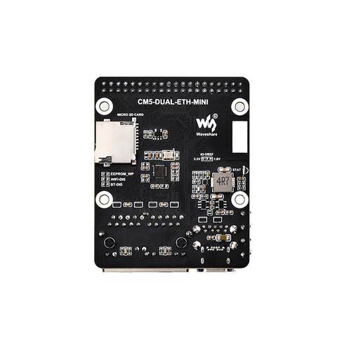 微雪Compute Module 5树莓派CM5双千兆网口 RJ45网口扩展板转接板