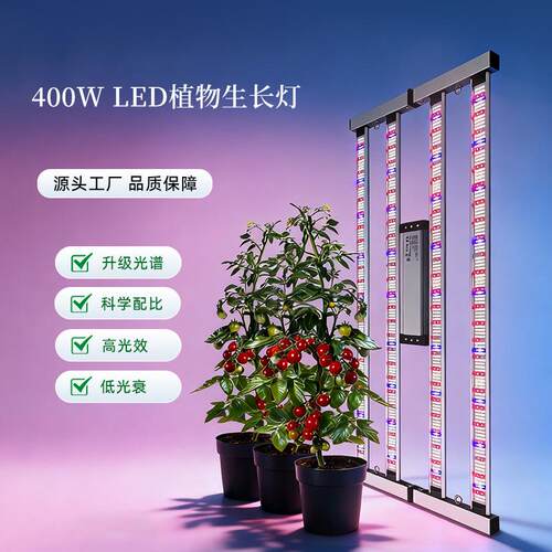 吊绳悬挂式植物灯100w 200w 300w 400w全光谱生长补光补钙led家用