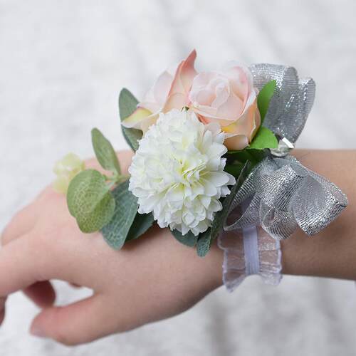 胸花结婚用永恒天使D520婚庆用品装饰胸花手腕花 装饰仿真花 礼盒