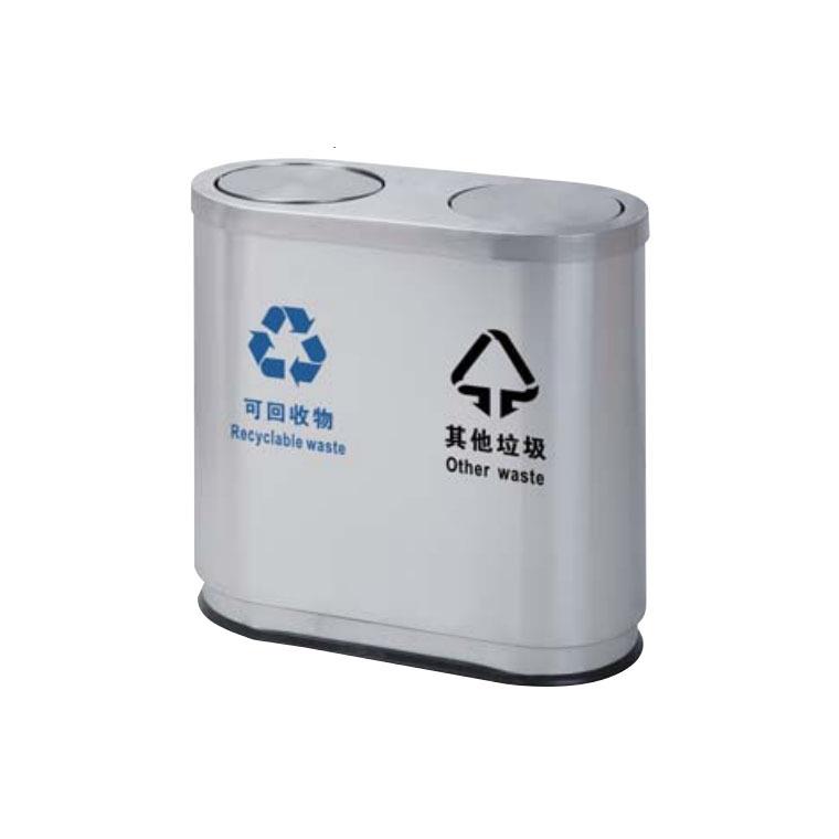 不锈钢两三四分类垃圾桶室内商场地铁广场小区物业环保桶垃圾箱