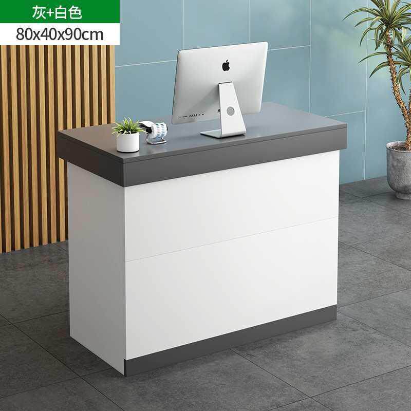 #收银台小型网红前台桌接待台服装店奶茶店吧台转角柜轻奢简包邮