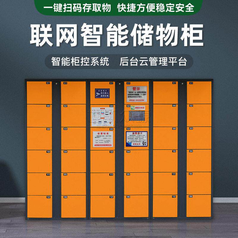 酒店行李寄存柜扫码智能联网储物柜车型旅客包裹行李箱存放柜厂家