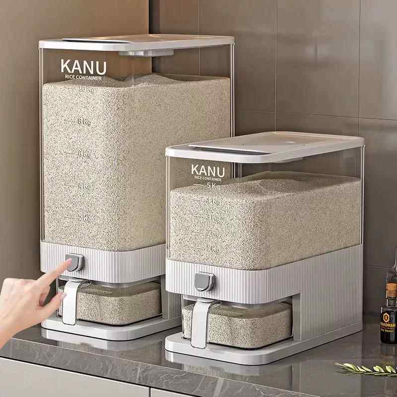 洗衣粉桶带勺容器按压收纳盒留香珠专用储存盒避光桶防潮密封罐子
