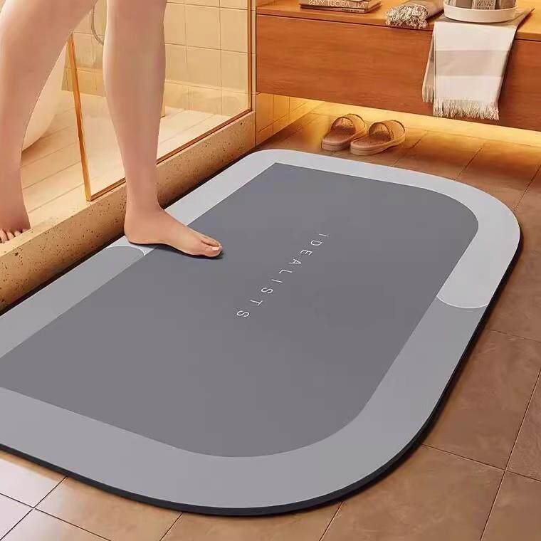 卫生间地垫浴室防滑吸水厕所超强门口洗手间硅藻泥速干家用脚垫子