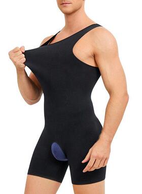Men Full Body Shaper Sleeveless Slimming Tummy Control Vest