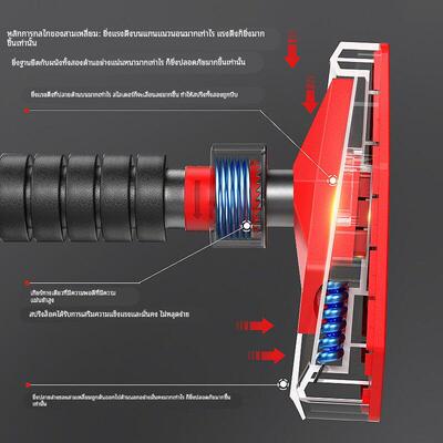 Sliding horizontal bar indoor home fitness equipment pull up