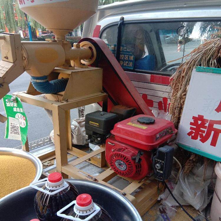 高粱去皮脱粒碾米机 多功能稻谷除糠打米机 小型电动抛光机报价