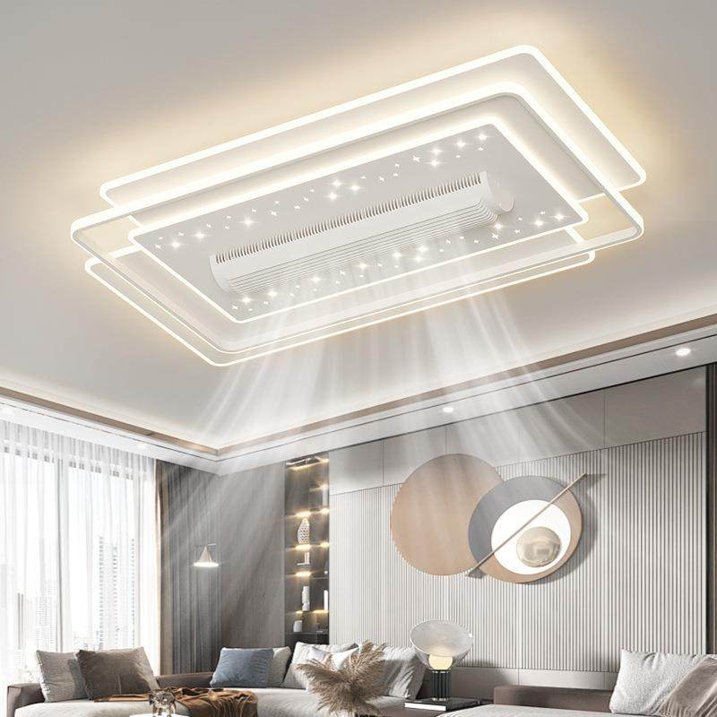 全光谱无叶853风扇灯客厅新风款扇灯无扇叶创能智卧室餐意厅灯中