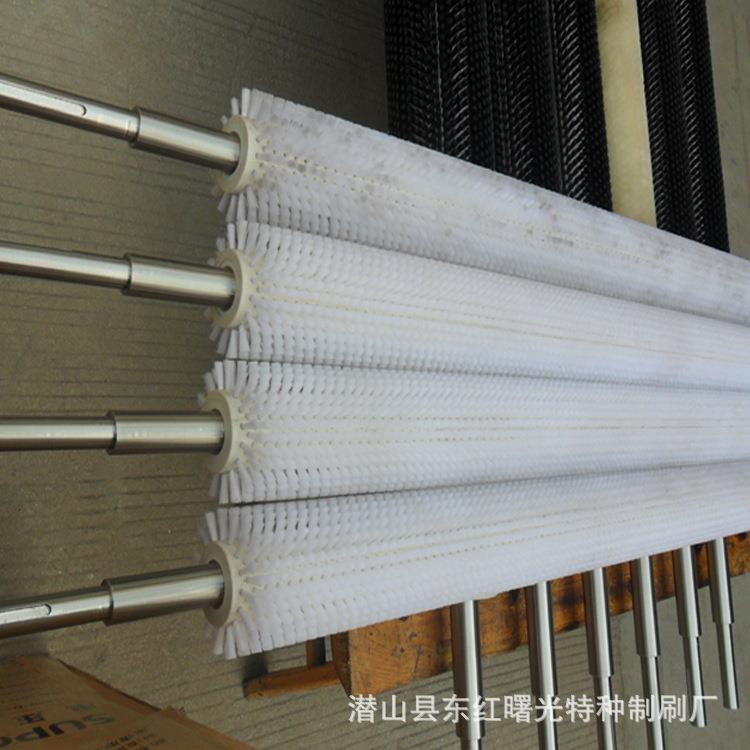 耐磨尼辊龙毛刷除尘刷除锈刷1辊打磨毛辊刷汽车玻璃除尘清洗毛滚